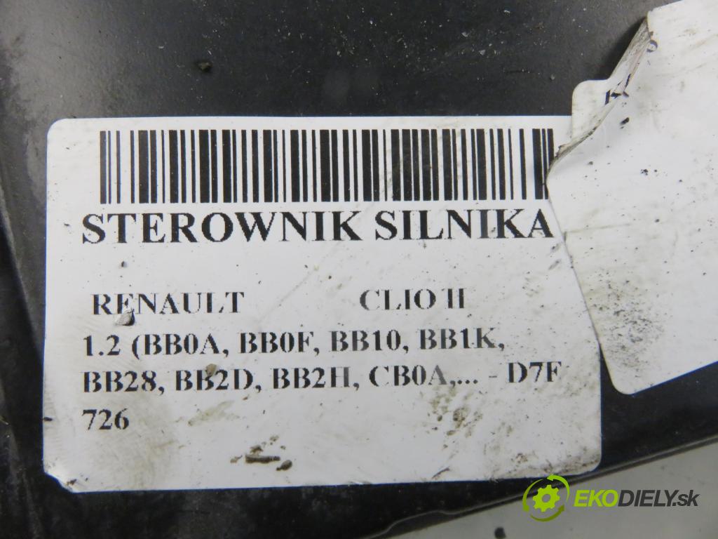 RENAULT CLIO II (BB_, CB_) HB 2002 43,00 1.2 8V 58 - D7F 726 1149,00 řídící jednotka motora 8200162378 ; S110115000B ; 8200029658