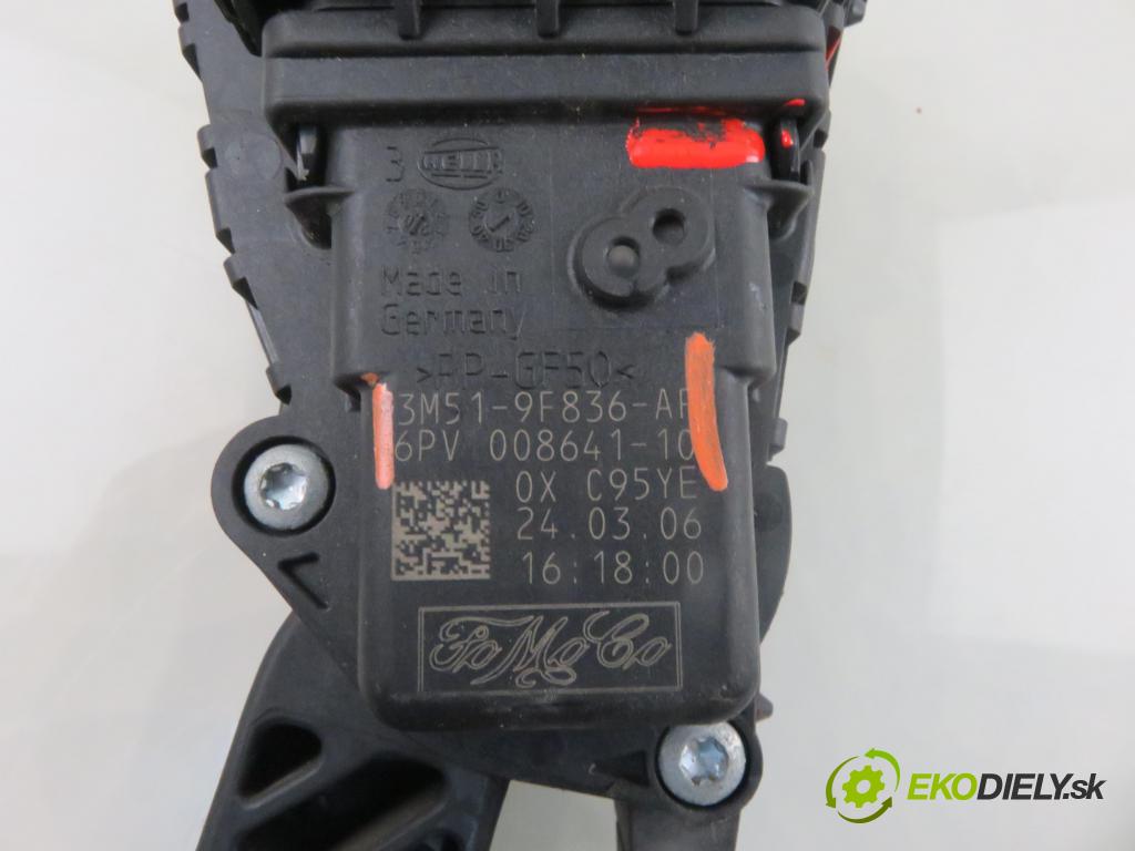 FORD FOCUS C-MAX (DM2) MINIVAN 2006 85,00 1.8 TDCi - KKDA 1753,00 Potenciometer plynu 3M519F836AF ; 6PV00864110 (Potenciometer plynového pedálu)