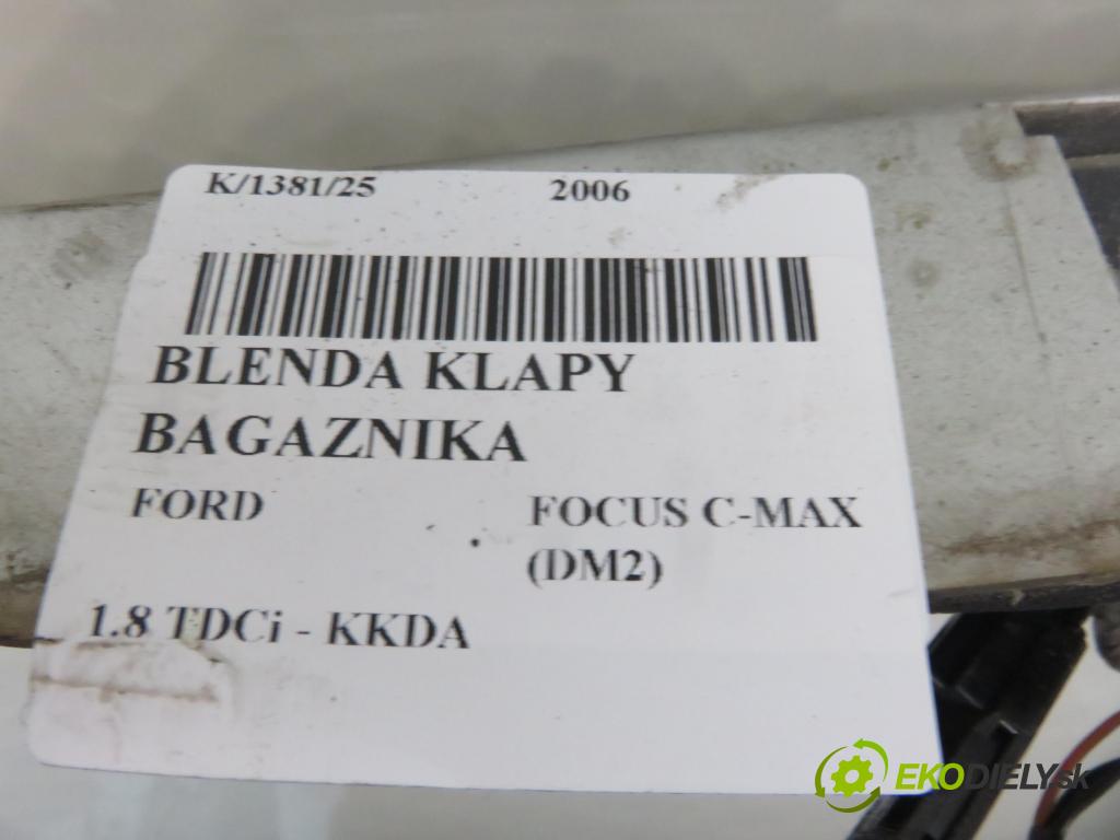FORD FOCUS C-MAX (DM2) MINIVAN 2006 85,00 1.8 TDCi - KKDA 1753,00 zadní část - čelo dveří kufr 6M51R43404BA