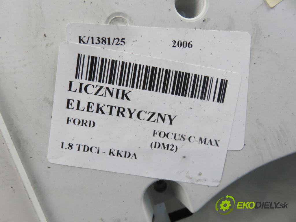 FORD FOCUS C-MAX (DM2) MINIVAN 2006 85,00 1.8 TDCi - KKDA 1753,00 prístrojovka elektrický 4M5T10849GR