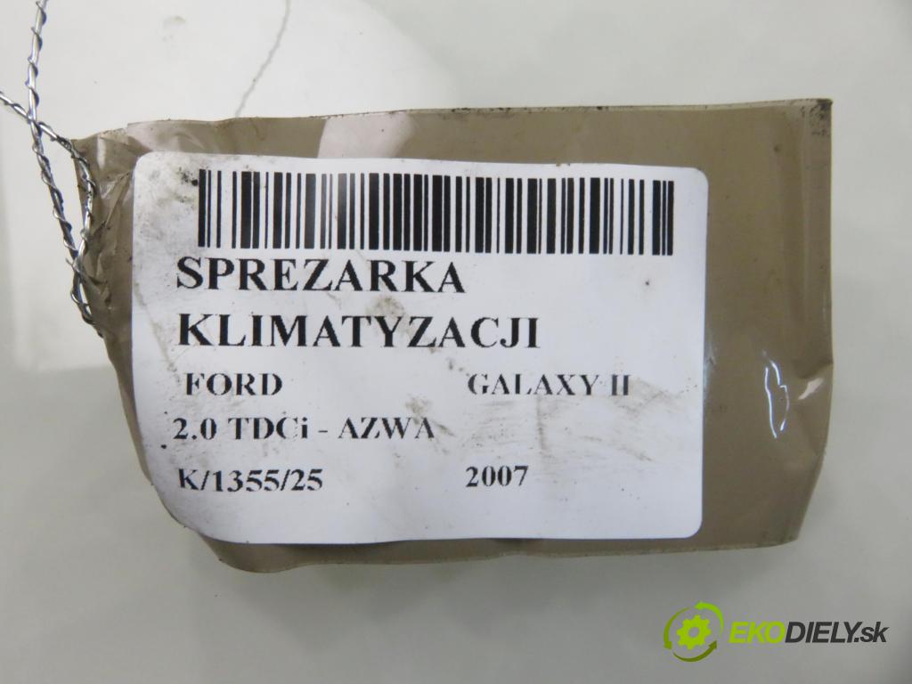 FORD GALAXY (WA6) MINIVAN 2007 96,00 2.0 TDCi - AZWA 1997,00 KOMPRESOR: klimatizácie  (Kompresor klimatizácie)