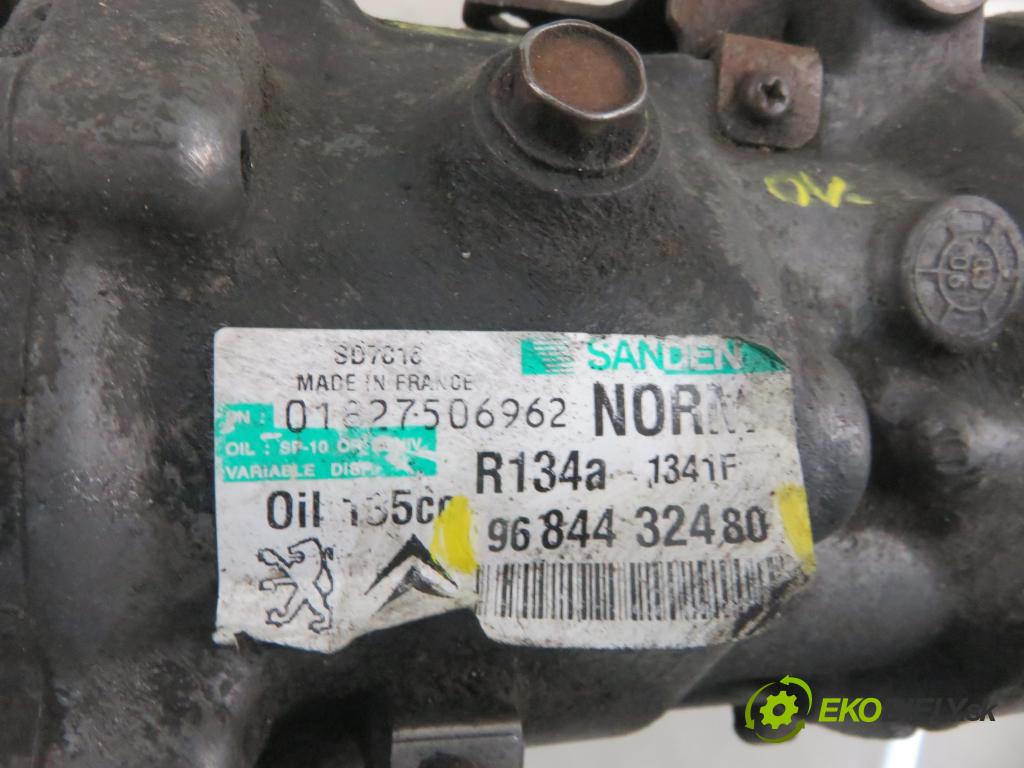 CITROEN BERLINGO MULTISPACE (B9) KOMBIVAN 2009 66,00 1.6 HDi 90 - 9HX (DV6ATED4) 1560,00 KOMPRESOR: klimatizace 9684432480 (Kompresor klimatizace)