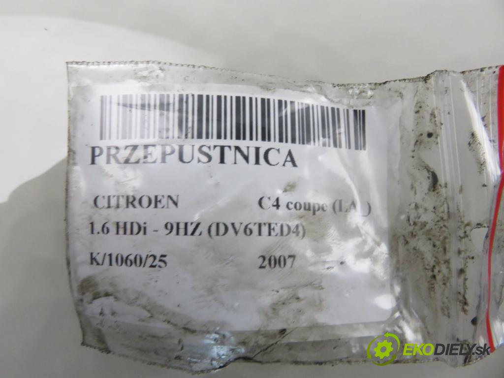 CITROEN C4 coupe (LA_) HB 2007 80,00 1.6 HDi - 9HZ (DV6TED4) 1560,00 Škrtiaca klapka 9657485480 (Škrtiaca klapka)