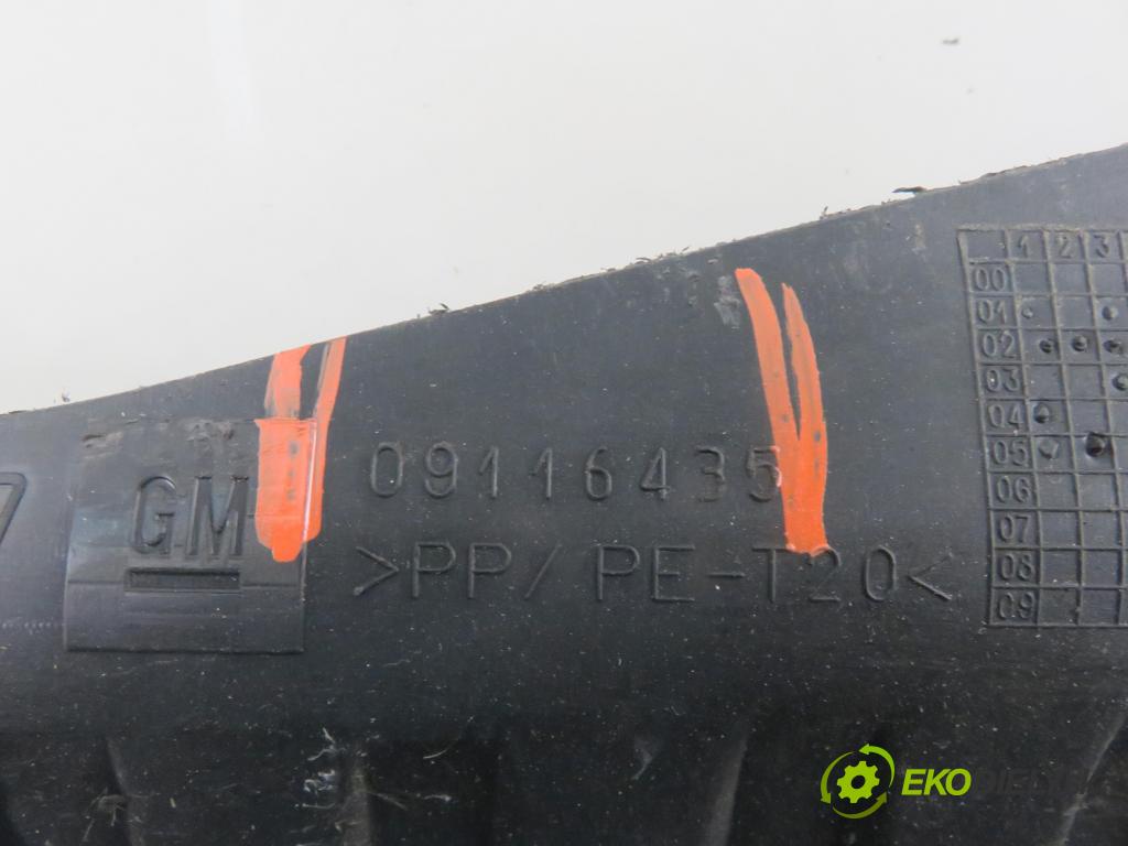 OPEL CORSA C (X01) HB 2006 59,00 1.2 16V Twinport 80 - Z 12 XEP 1229,00 Torpédo, plast pod čelné okno 09116435 (Torpédo (plast pod čelným sklom))