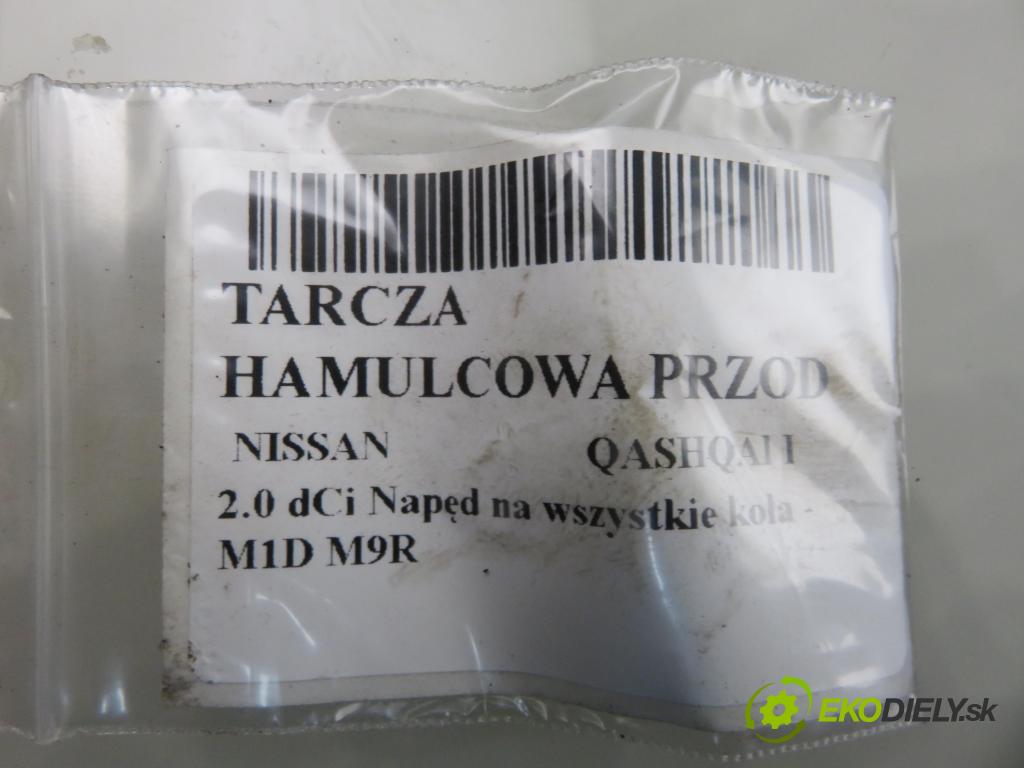 NISSAN QASHQAI / QASHQAI +2 I (J10, JJ10) SUV 2009 110,00 2.0 dCi AWD 150 - M1D M9R 1994,00 lamela kotouč brzdová PŘEDNÍ: