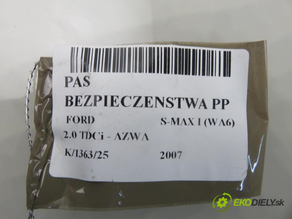 FORD S-MAX (WA6) MINIVAN 2007 96,00 2.0 TDCi - AZWA 1997,00 držák BEZPEČNOST PP 6G9N61294CEW