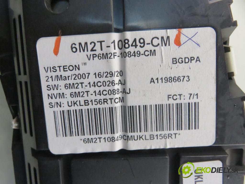 FORD S-MAX (WA6) MINIVAN 2007 96,00 2.0 TDCi - AZWA 1997,00 prístrojovka elektrický 5M2T10849CM