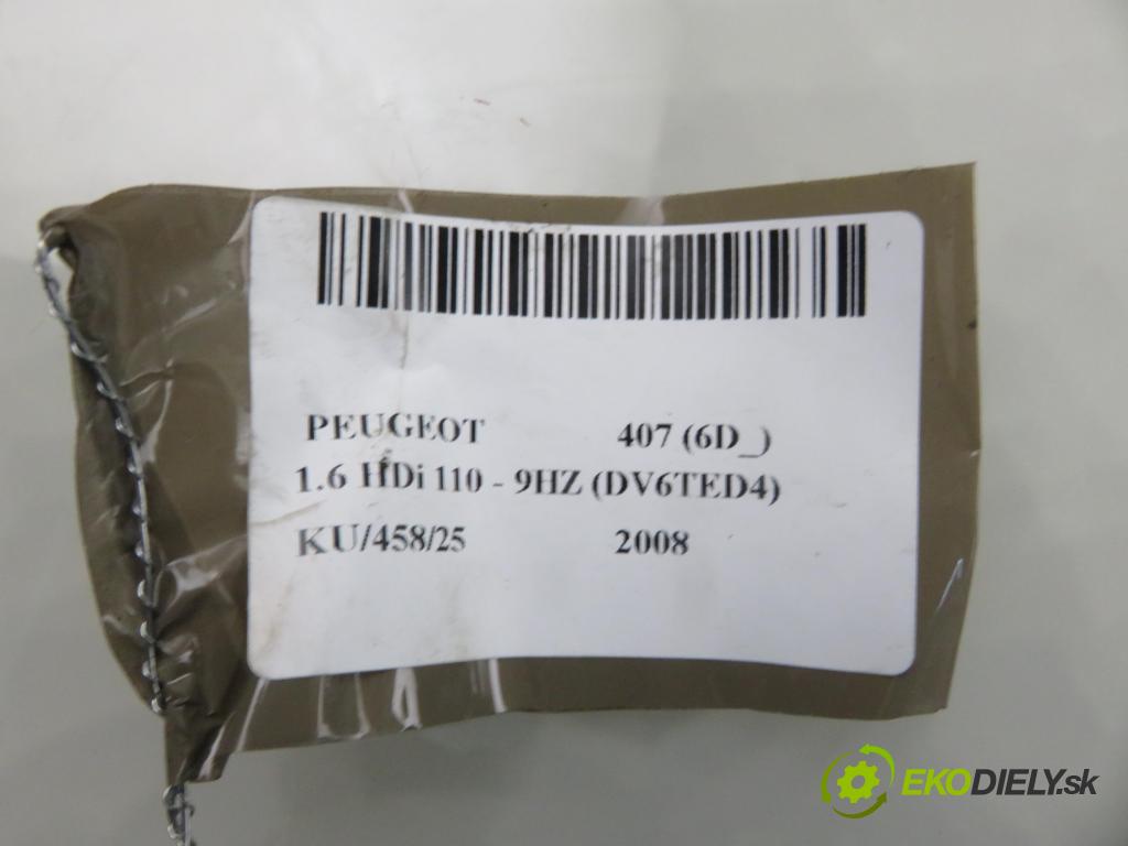 PEUGEOT 407 (6D_) SEDAN 2008 80,00 1.6 HDi 110 - 9HZ (DV6TED4) 1560,00 Panel kúrenia KLIMATIZACE: 96824759XF ; 5HB00933401