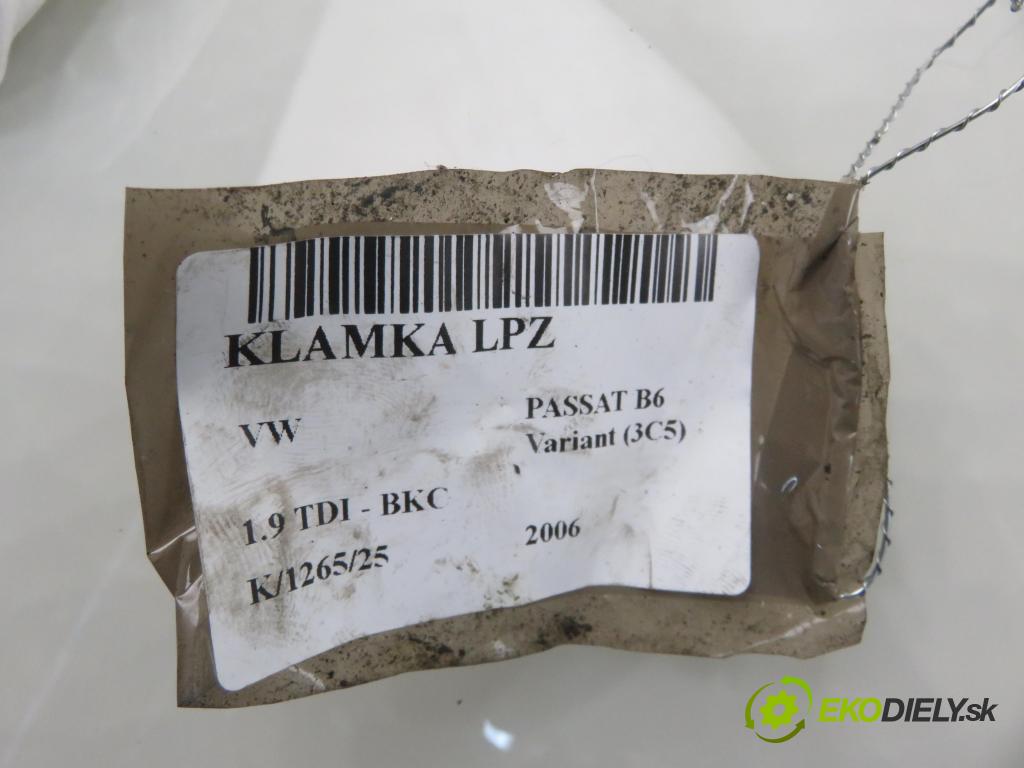 VW PASSAT B6 Variant (3C5) KOMBI 2006 77,00 1.9 TDI - BKC 1896,00 klika LPZ