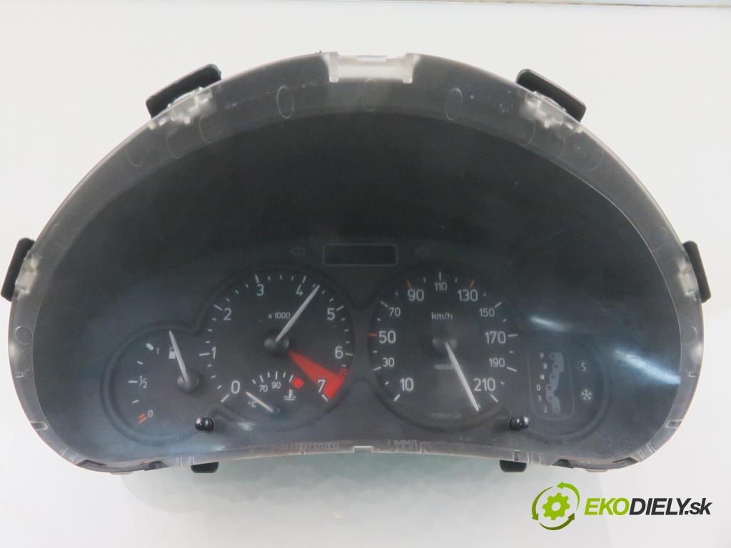 PEUGEOT 206 SW (2E/K) KOMBI 2003 80,00 1.6 16V 109 - NFU (TU5JP4) 1587,00 prístrojovka elektrický 9648836780