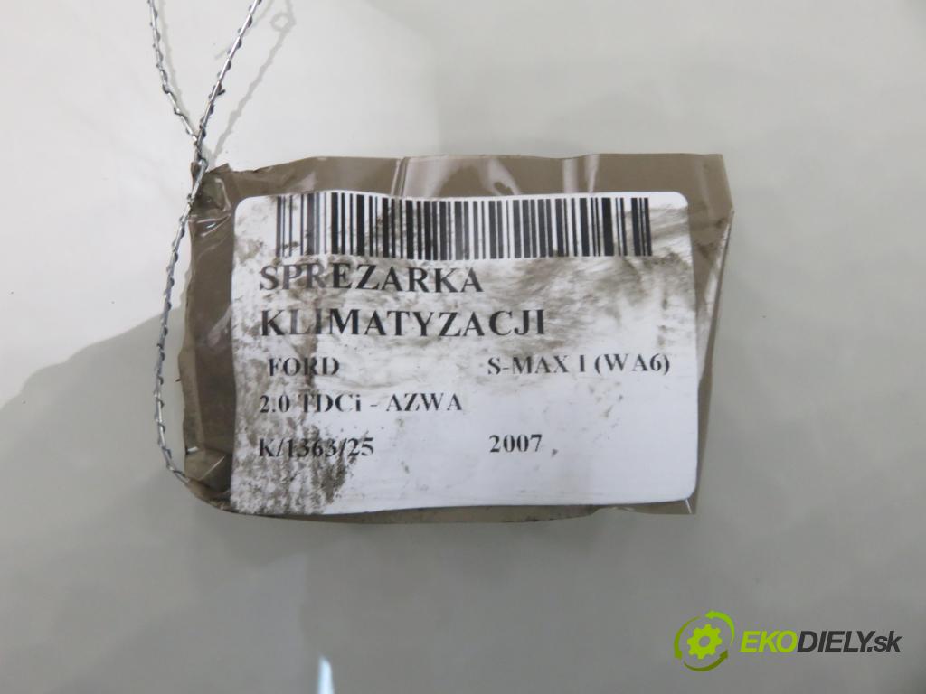 FORD S-MAX (WA6) MINIVAN 2007 96,00 2.0 TDCi - AZWA 1997,00 KOMPRESOR: klimatizácie  (Kompresor klimatizácie)