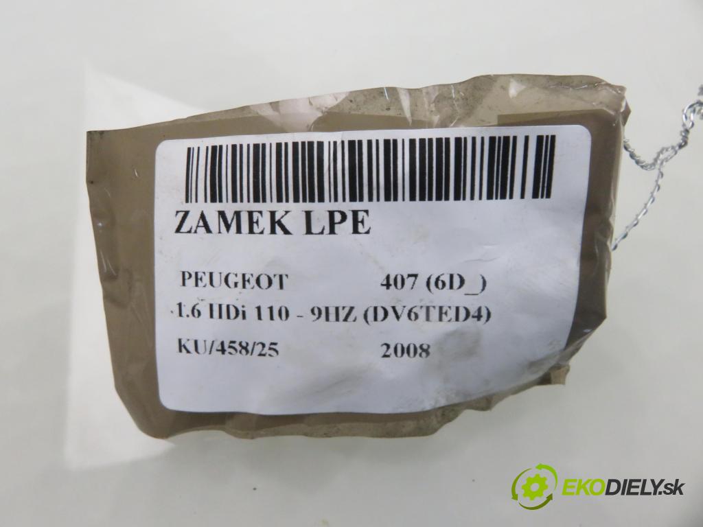 PEUGEOT 407 (6D_) SEDAN 2008 80,00 1.6 HDi 110 - 9HZ (DV6TED4) 1560,00 zámok 9683417880