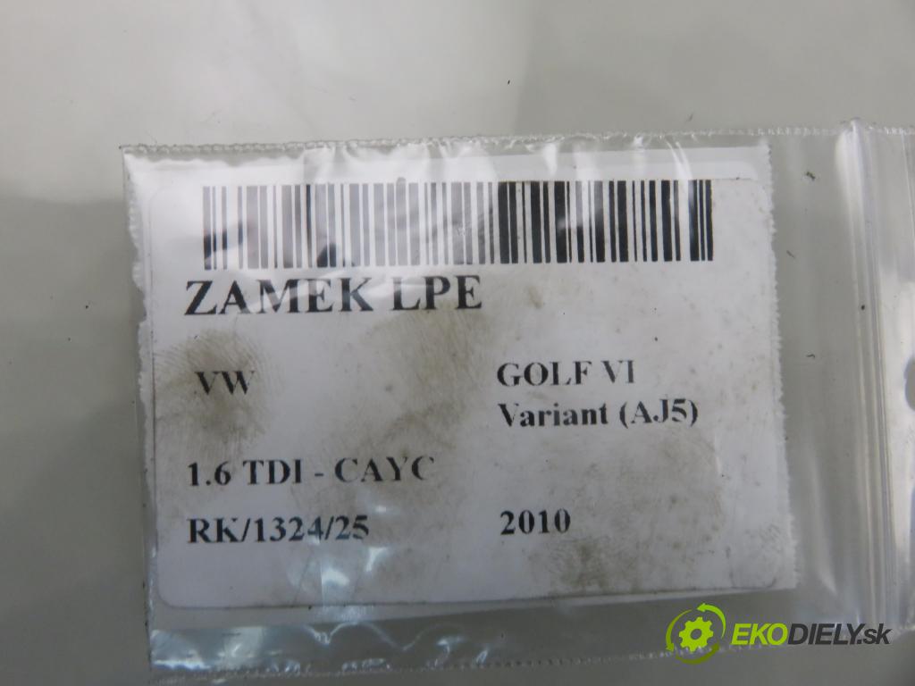 VW GOLF VI Variant (AJ5) KOMBI 2010 77,00 1.6 TDI - CAYC 1598,00 zámok 3D1837015AB
