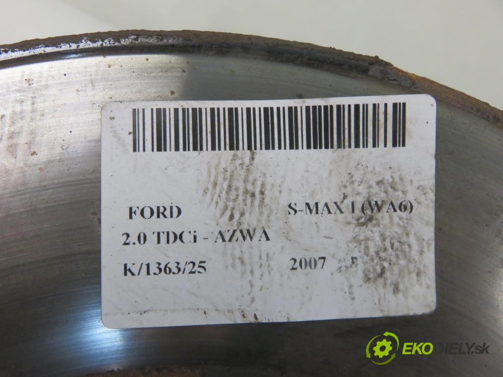 FORD S-MAX (WA6) MINIVAN 2007 96,00 2.0 TDCi - AZWA 1997,00 lamela kotouč brzdová PŘEDNÍ: