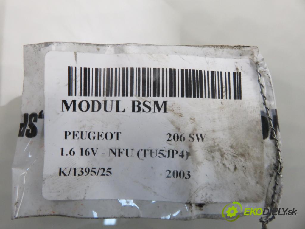 PEUGEOT 206 SW (2E/K) KOMBI 2003 80,00 1.6 16V 109 - NFU (TU5JP4) 1587,00 MODUL BSI 9649627780 ; S118085320A