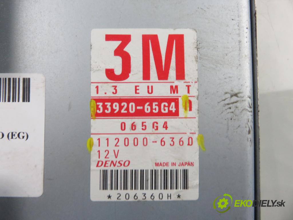 SUZUKI BALENO (EG) HB 1999 63,00 1.3 i 16V 85 (SY413) - G13BB 1298,00 řídící jednotka motora 3392065G4 ; 1120006360