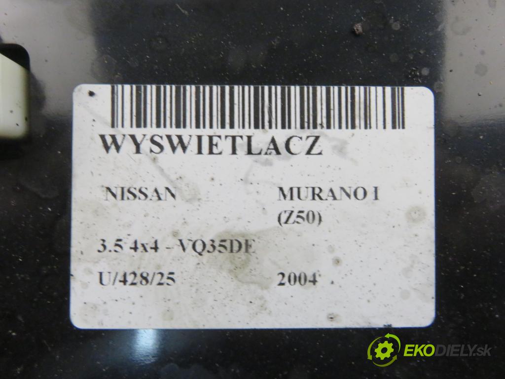 NISSAN MURANO I (Z50) SUV 2004 172,00 3.5 4x4 234 3498,00 ZOBRAZIT: 28090CB600