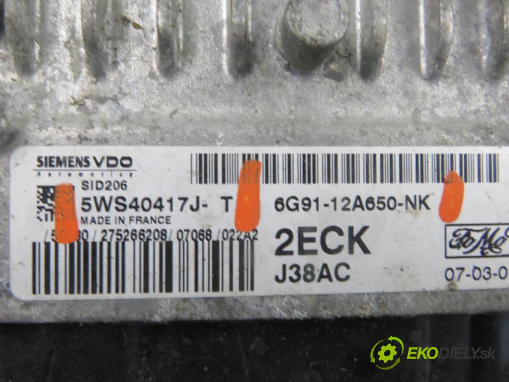 FORD S-MAX (WA6) MINIVAN 2007 96,00 2.0 TDCi - AZWA 1997,00 Riadiaca jednotka Motor 6G9112A650NK ; 5WS40417JT