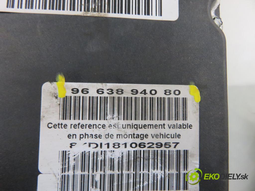 PEUGEOT 407 (6D_) SEDAN 2008 80,00 1.6 HDi 110 - 9HZ (DV6TED4) 1560,00 Pumpa ABS 0265950659 ; 9663894080 ; 9662005180 (Pumpa ABS)