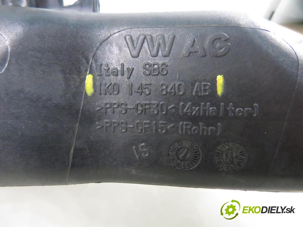 VW PASSAT B6 Variant (3C5) KOMBI 2009 125,00 2.0 TDI - CBBB 1968,00 Rúra intercoolera turba 1K0145840AB ; 1K0145832AC ; 1K0145828S