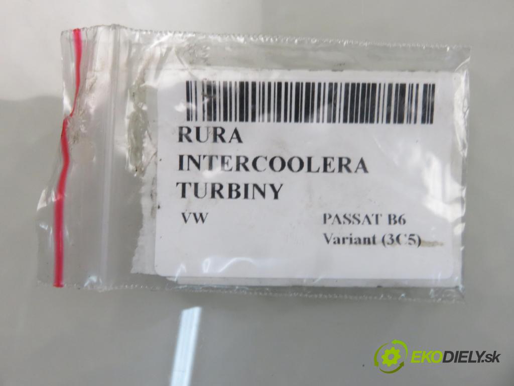 VW PASSAT B6 Variant (3C5) KOMBI 2009 125,00 2.0 TDI - CBBB 1968,00 Rúra intercoolera turba 1K0145840AB ; 1K0145832AC ; 1K0145828S