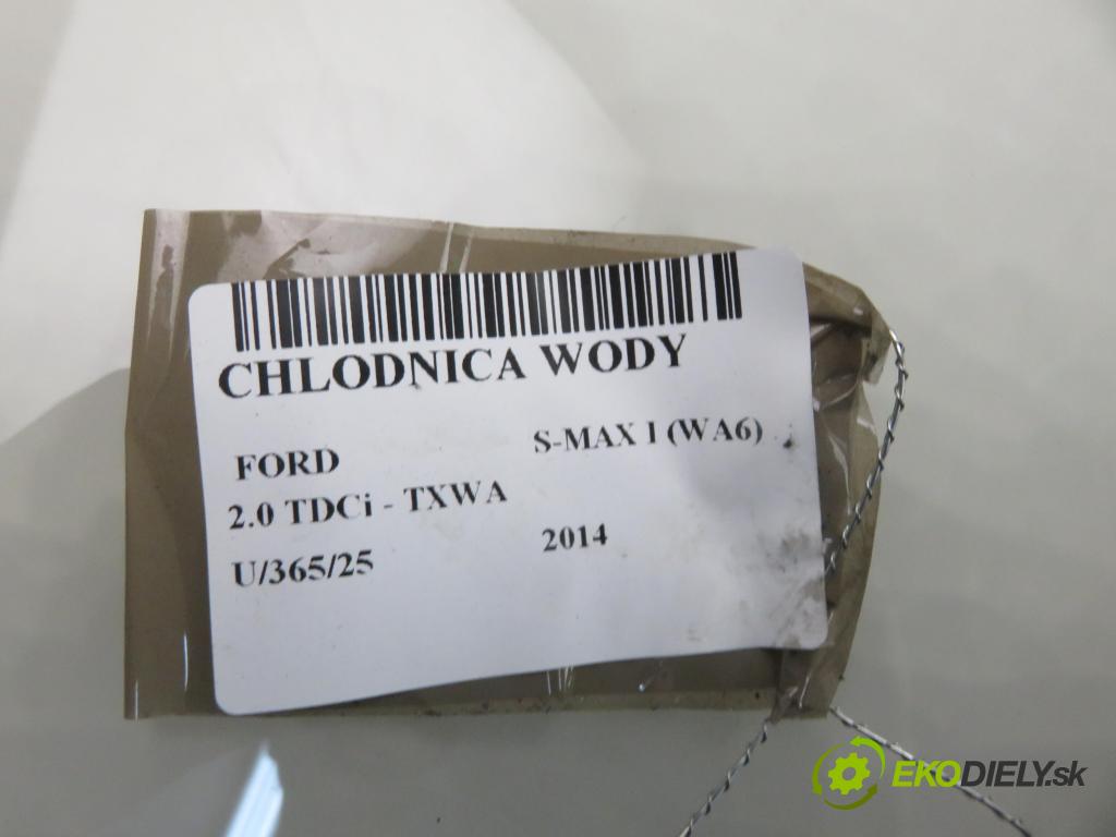FORD S-MAX (WA6) MINIVAN 2014 120,00 2.0 TDCi - TXWA 1997,00 chladič vody ME6G918005FD