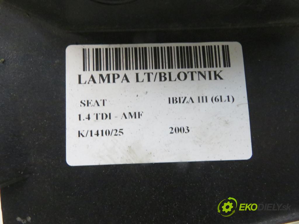 SEAT IBIZA III (6L1) HB 2003 55,00 1.4 TDI 75 - AMF 1422,00 světlo levé zadní 6L6945095A ; 6L6945111