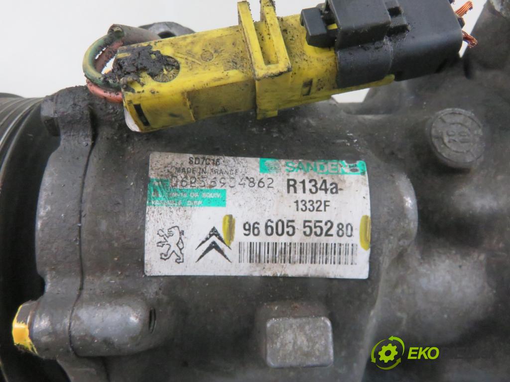 PEUGEOT 407 (6D_) SEDAN 2008 80,00 1.6 HDi 110 - 9HZ (DV6TED4) 1560,00 KOMPRESOR: klimatizácie 9660555280 (Kompresor klimatizácie)
