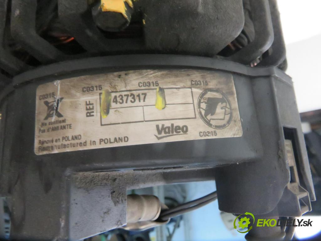 AUDI A3 (8L1) HB 2002 132,00 1.8 T 180 - AUQ 1781,00 Alternátor 437317 (Alternátor)