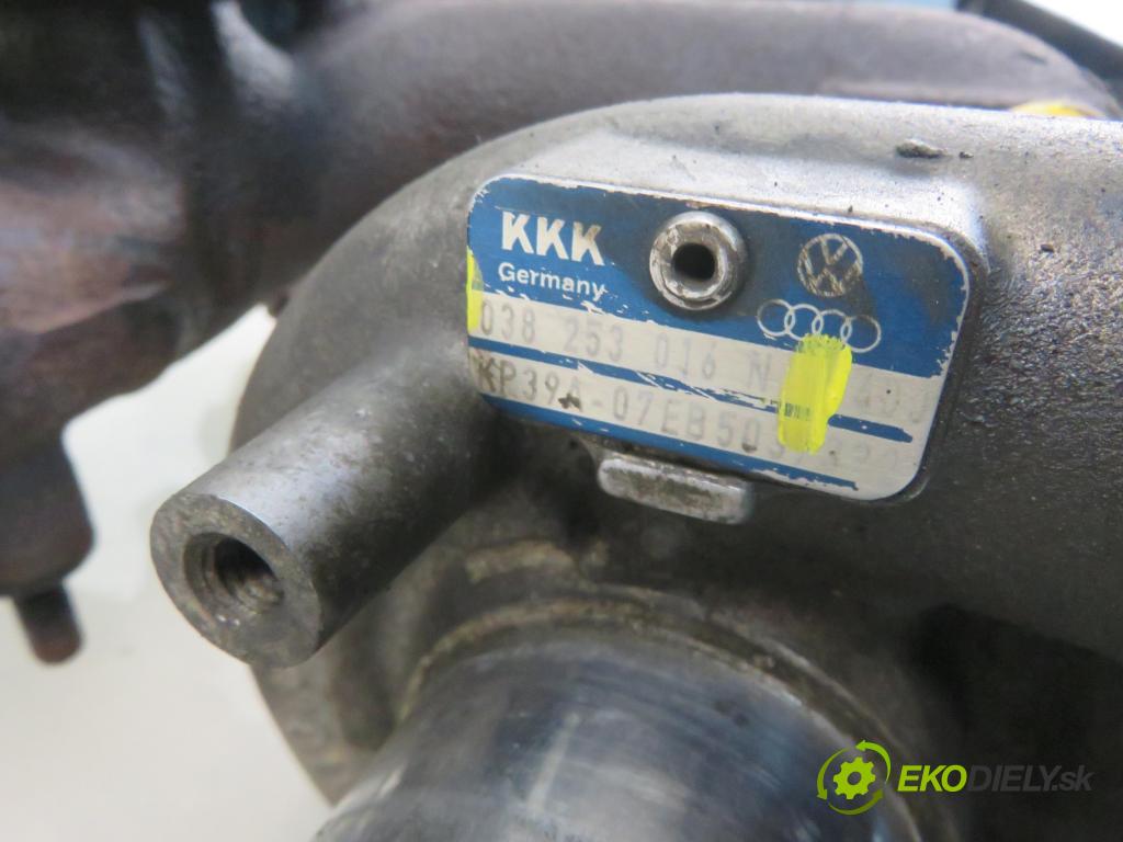 VW GOLF IV (1J1) HB 2002 74,00 1.9 TDI PD 101 - AXR 1896,00 RYCHLONABÍJEČKA: 038253016N (Kompletní turbodmychadlo)