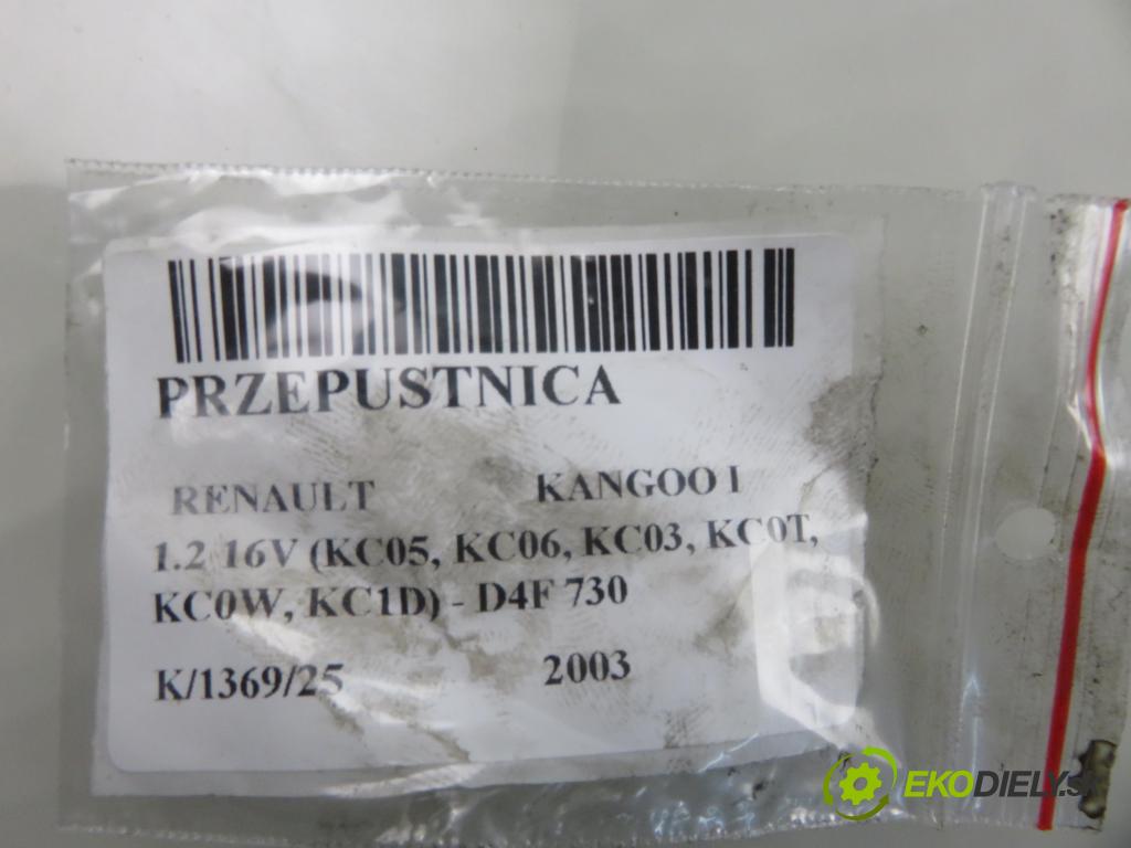 RENAULT KANGOO (KC0/1_) KOMBIVAN 2003 55,00 1.2 16V (KC05, KC06, KC03, KC0T, KC0W, KC1D) - D4F 1149,00 Škrtiaca klapka 8200166869 ; 8200067219 (Škrtiaca klapka)