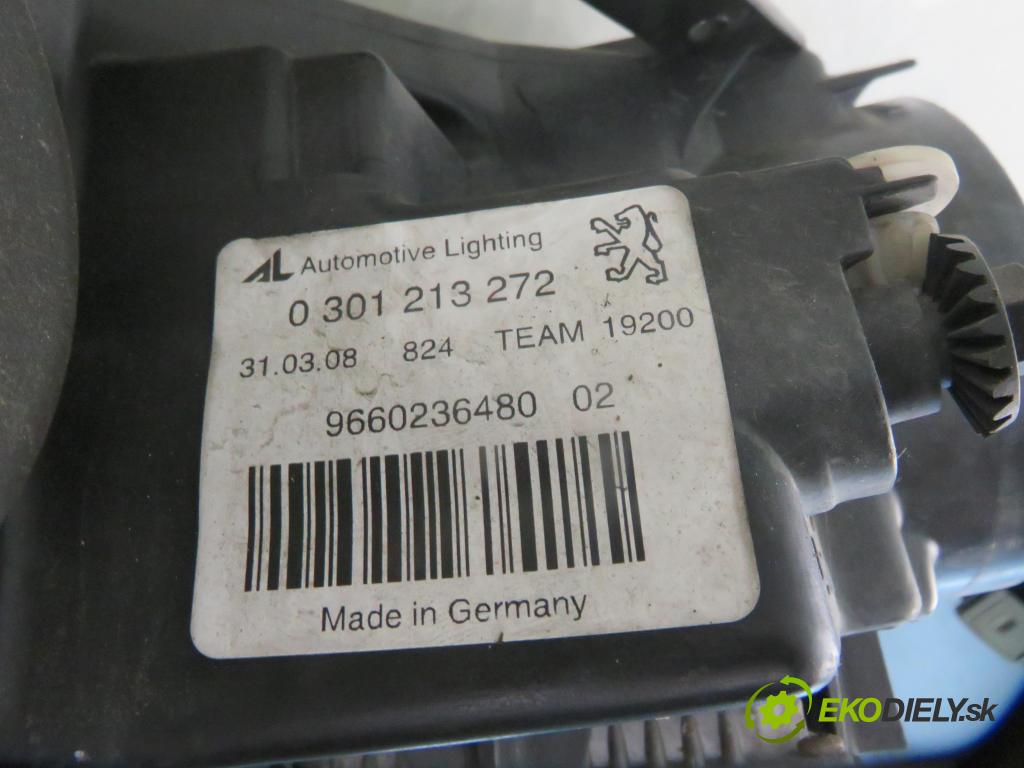 PEUGEOT 407 (6D_) SEDAN 2008 80,00 1.6 HDi 110 - 9HZ (DV6TED4) 1560,00 světlo PP 0301213272