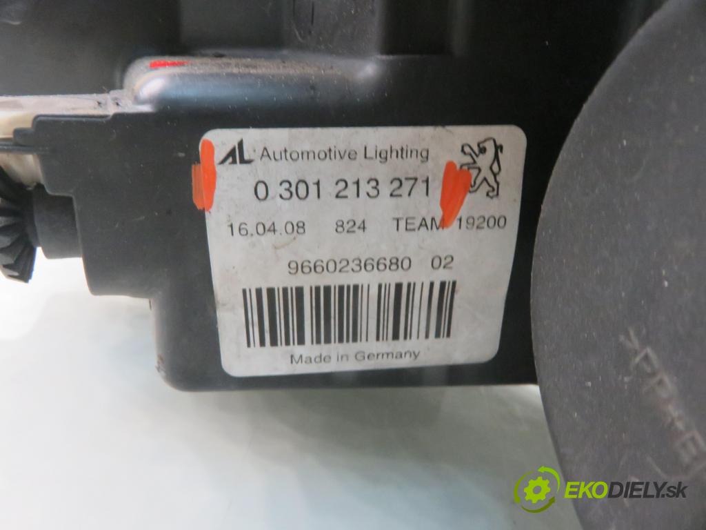 PEUGEOT 407 (6D_) SEDAN 2008 80,00 1.6 HDi 110 - 9HZ (DV6TED4) 1560,00 světlo LP 0301213271