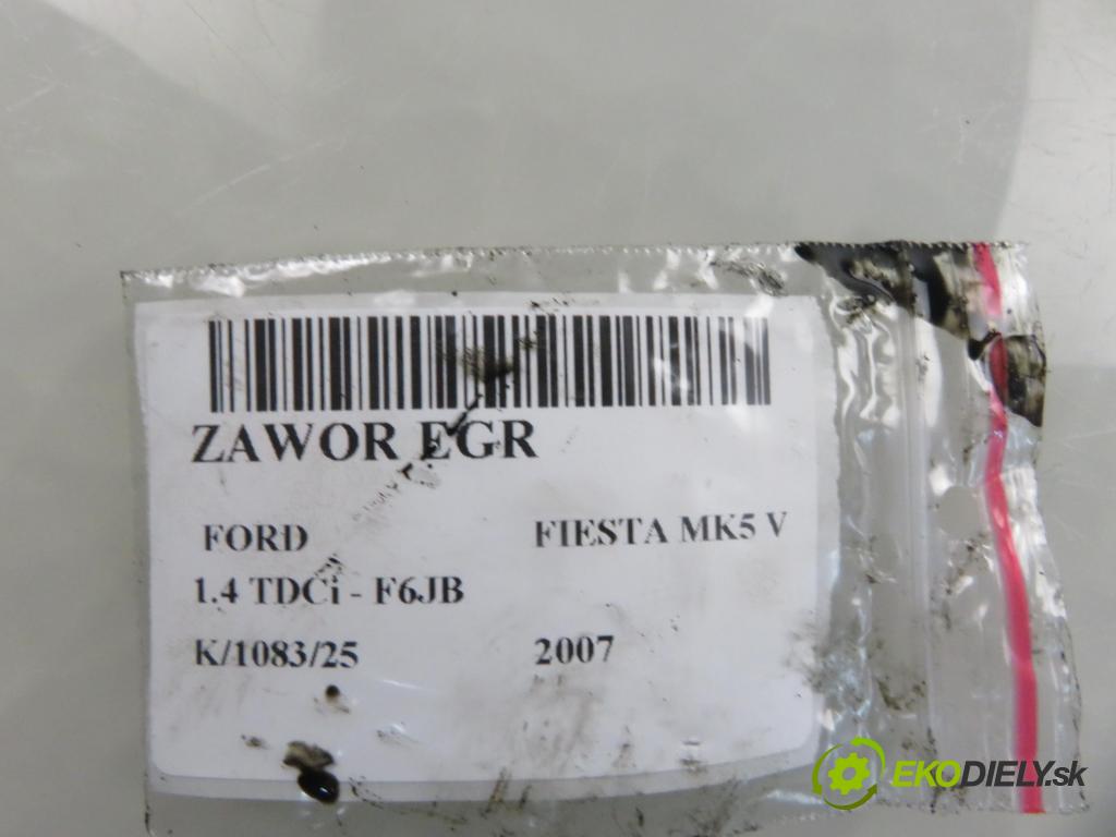 FORD FIESTA V (JH_, JD_) HB 2007 50,00 1.4 TDCi 68 - F6JB 1399,00 VENTIL EGR 9658203780 ; 216040594