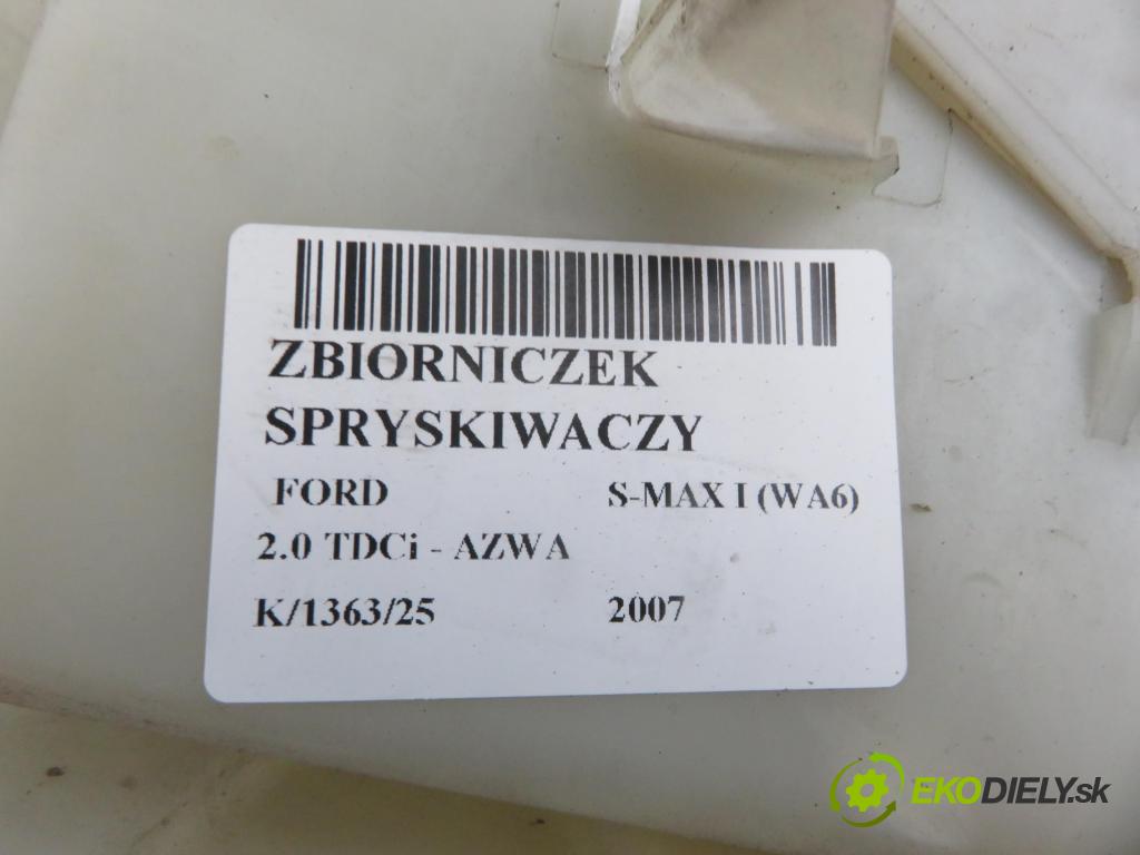 FORD S-MAX (WA6) MINIVAN 2007 96,00 2.0 TDCi - AZWA 1997,00 nádržka ostřikovačů 6M2117B613AH (Klika dveří ostatní)