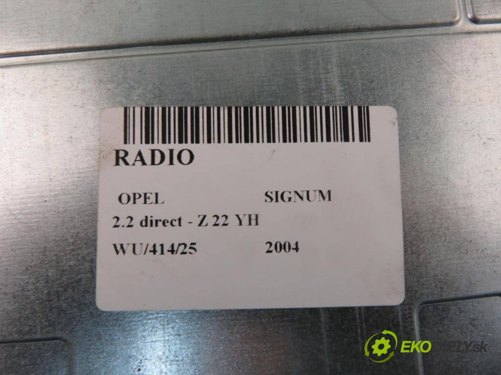 OPEL SIGNUM HB 2004 114,00 2.2 direct - Z 22 YH 2198,00 RADIO CD 13113150
