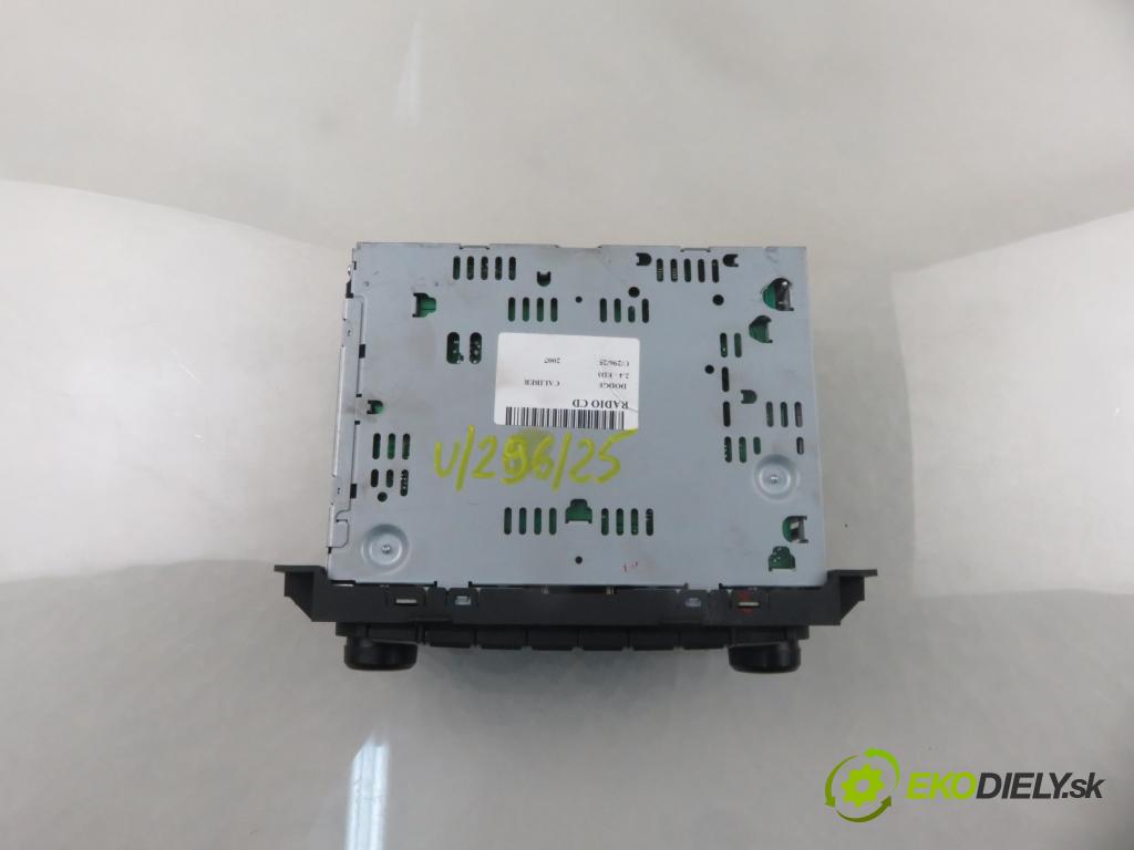 DODGE CALIBER HB 2007 125,00 2.4 DUAL VVT - ED3 2359,00 RADIO CD P05064362AA