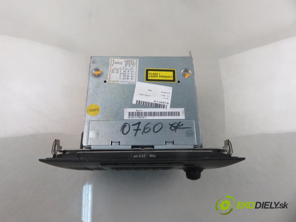 SEAT ALTEA (5P1) HB 2004 75,00 1.6 102 1595,00 RADIO CD 5P10351521MM