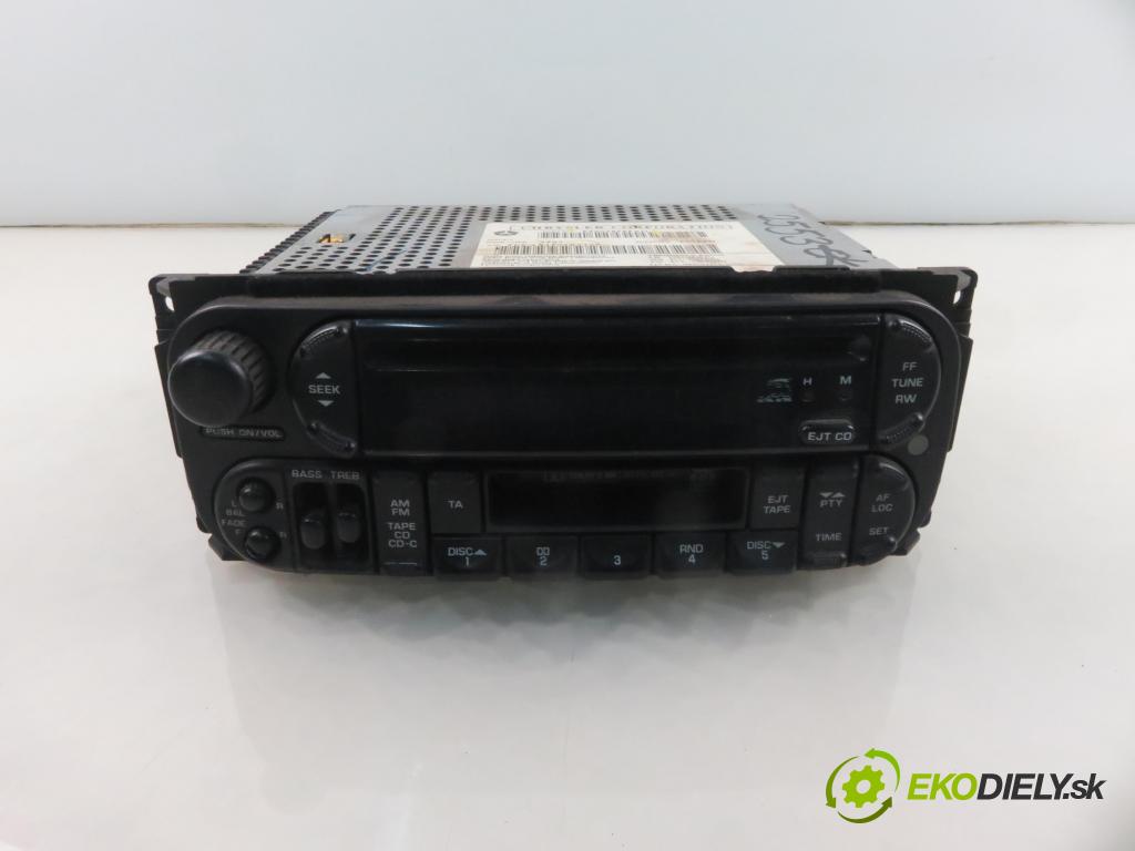CHRYSLER VOYAGER IV (RG, RS) MINIVAN 2002 105,00 2.5 CRD 143 - ENJ 2499,00 RADIO CD Modul P56038585AO
