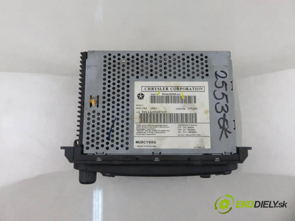 CHRYSLER VOYAGER IV (RG, RS) MINIVAN 2002 105,00 2.5 CRD 143 - ENJ 2499,00 RADIO CD Modul P56038585AO