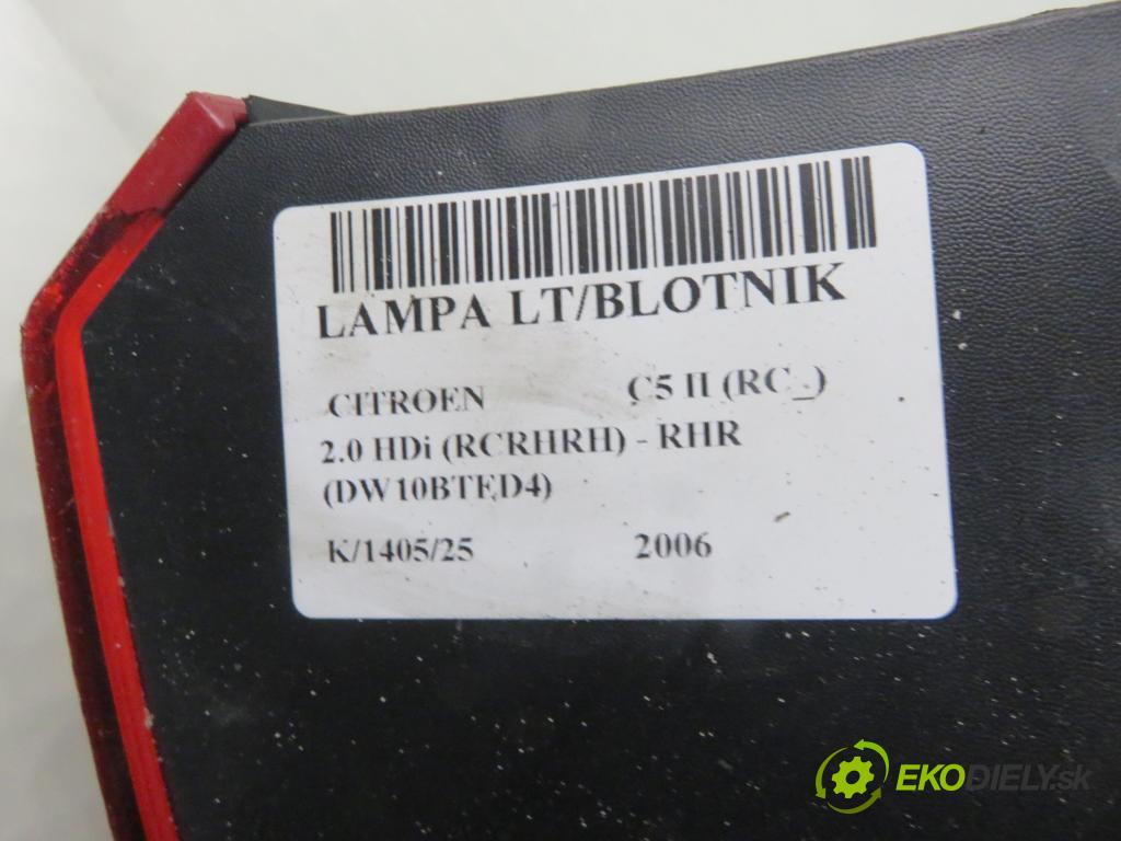 CITROEN C5 II (RC_) LIFTBACK 2006 100,00 2.0 HDi 136 - RHR (DW10BTED4) 1997,00 světlo levé zadní