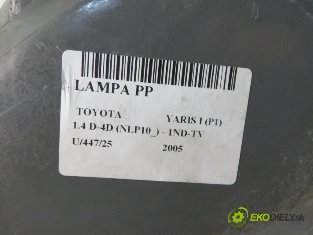 TOYOTA YARIS (_P1_) HB 2005 55,00 1.4 D-4D (NLP10_) - 1ND-TV 1364,00 světlo PP
