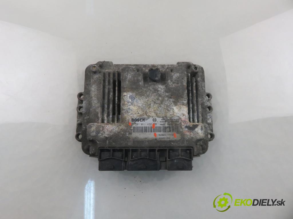 OPEL MOVANO Furgon (X70) FURGON 2004 0,00 2.5 DTi - G9U 754 2464,00 řídící jednotka motora 8200311550 ; 0281011432