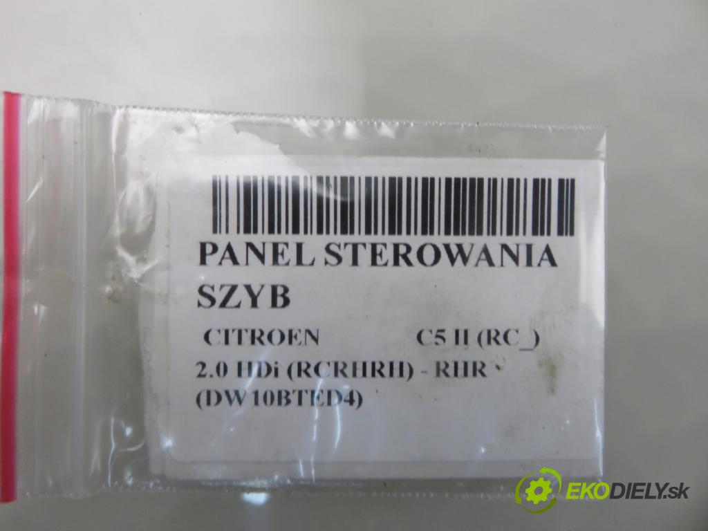 CITROEN C5 II (RC_) LIFTBACK 2006 100,00 2.0 HDi 136 - RHR (DW10BTED4) 1997,00 Panel ovládaní oken 96514299XT