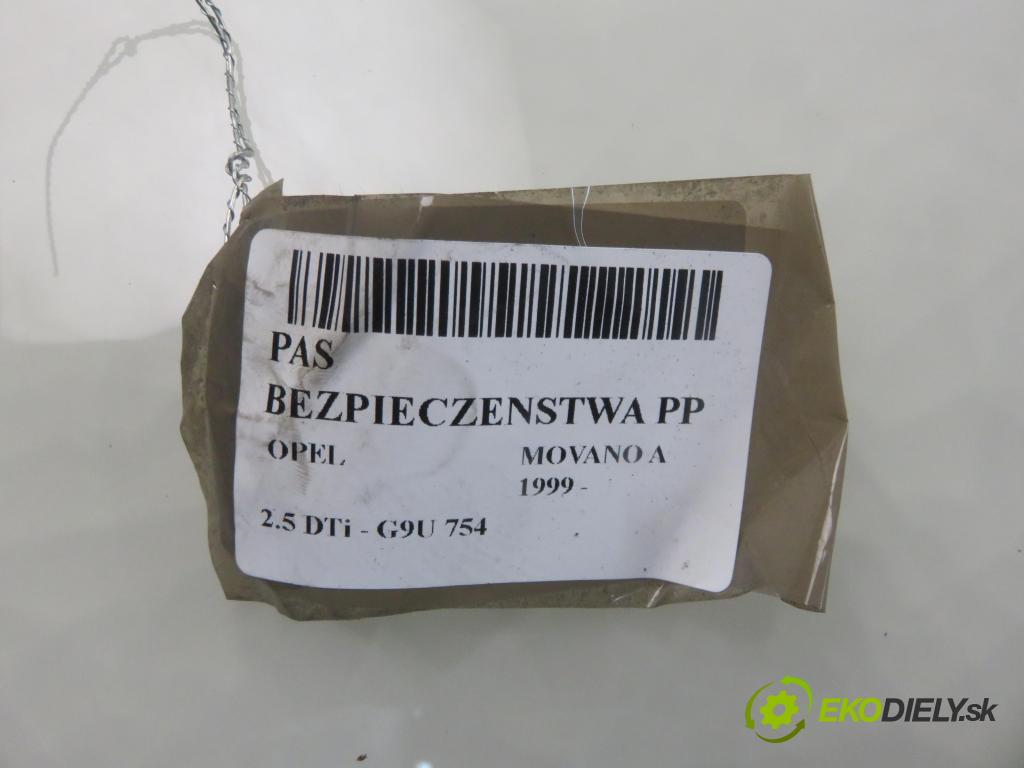 OPEL MOVANO Furgon (X70) FURGON 2004 0,00 2.5 DTi - G9U 754 2464,00 držák BEZPEČNOST PP 330412276