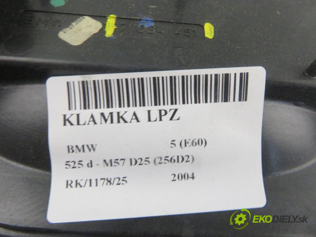 BMW 5 (E60) SEDAN 2004 130,00 525 d - M57 D25 177 (256D2) 2497,00 klika LPZ 7034451