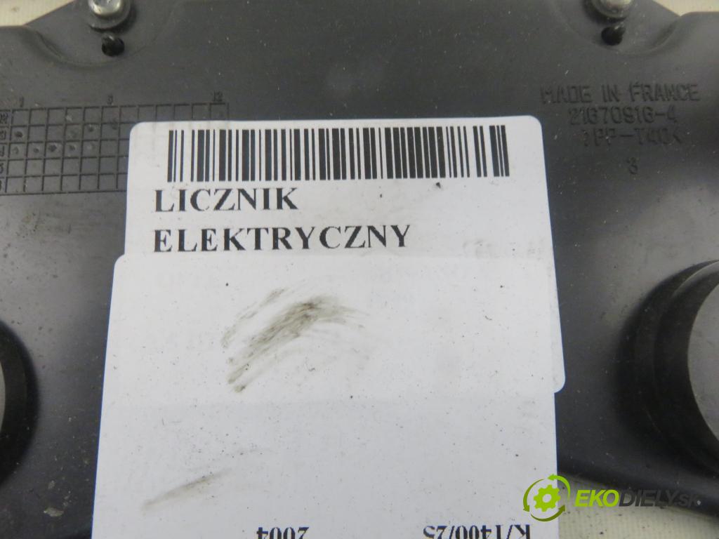 OPEL MOVANO Furgon (X70) FURGON 2004 0,00 2.5 DTi - G9U 754 2464,00 prístrojovka elektrický P8200199508B