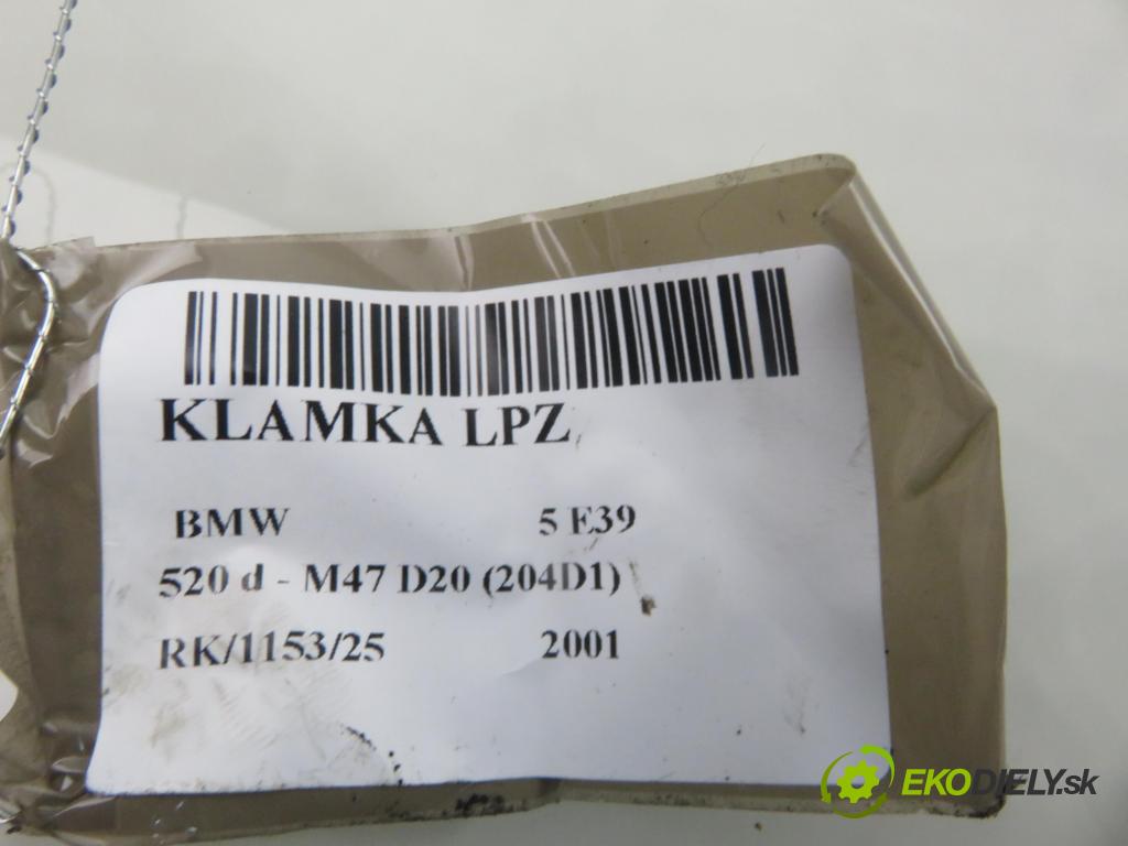 BMW 5 (E39) SEDAN 2001 100,00 520 d 136 - M47 D20 (204D1) 1951,00 klika LPZ