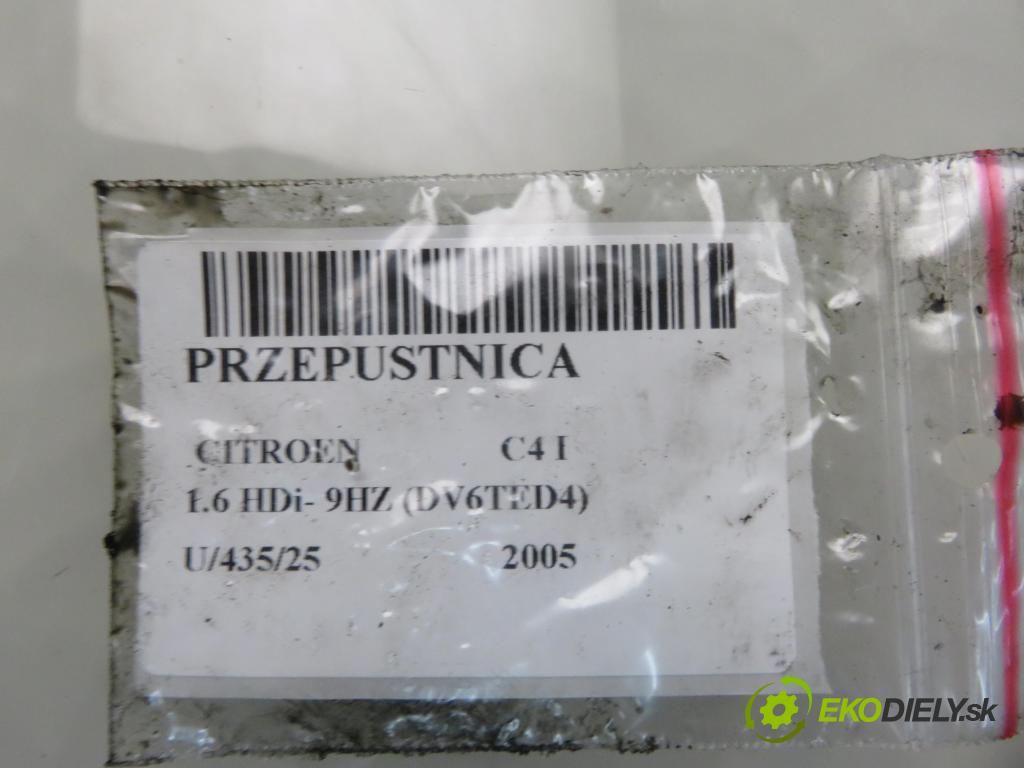 CITROEN C4 I (LC_) HB 2005 80,00 1.6 HDi 109 - 9HZ (DV6TED4) 1560,00 Škrtiaca klapka 9655971980 (Škrtiaca klapka)