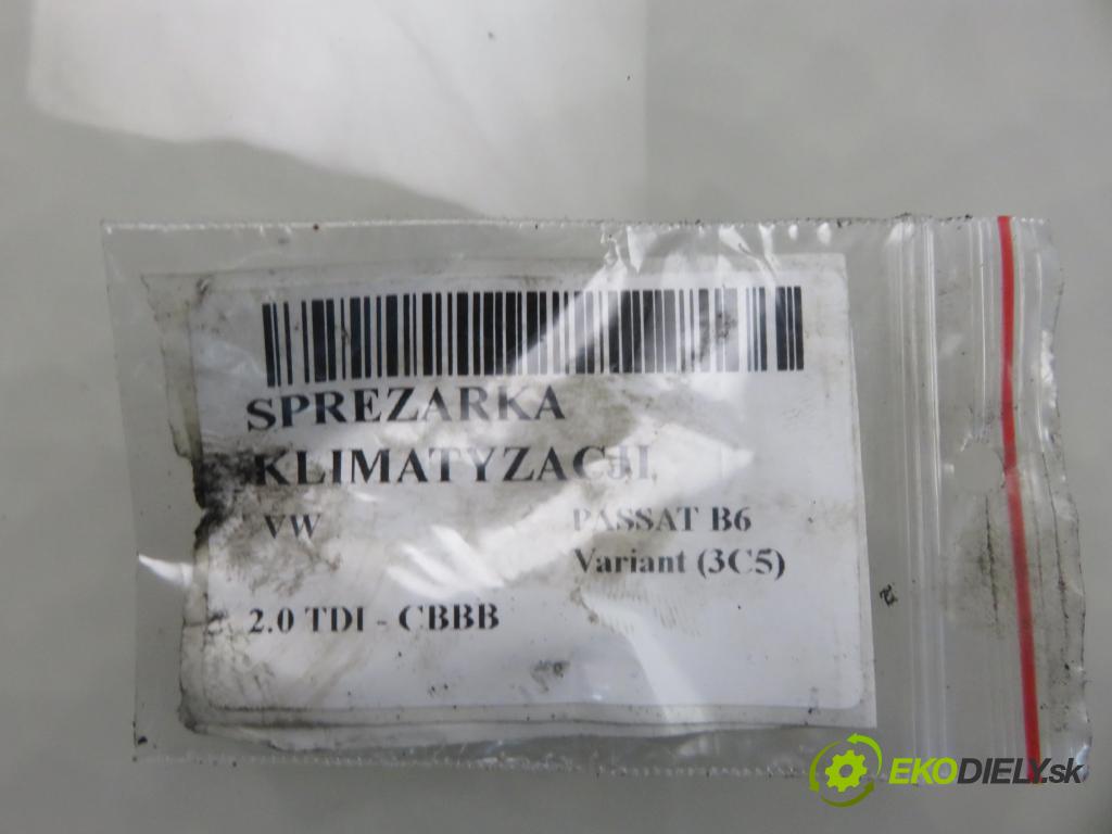 VW PASSAT B6 Variant (3C5) KOMBI 2009 125,00 2.0 TDI - CBBB 1968,00 KOMPRESOR: klimatizácie  (Kompresor klimatizácie)